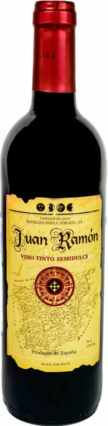 Bodegas Parra Dorada · Juan Ramon Tinto Semidulce