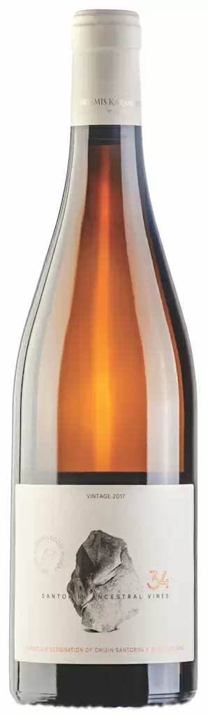 Вино 34 Santorini PDO Artemis Karamolegos 0.75 л