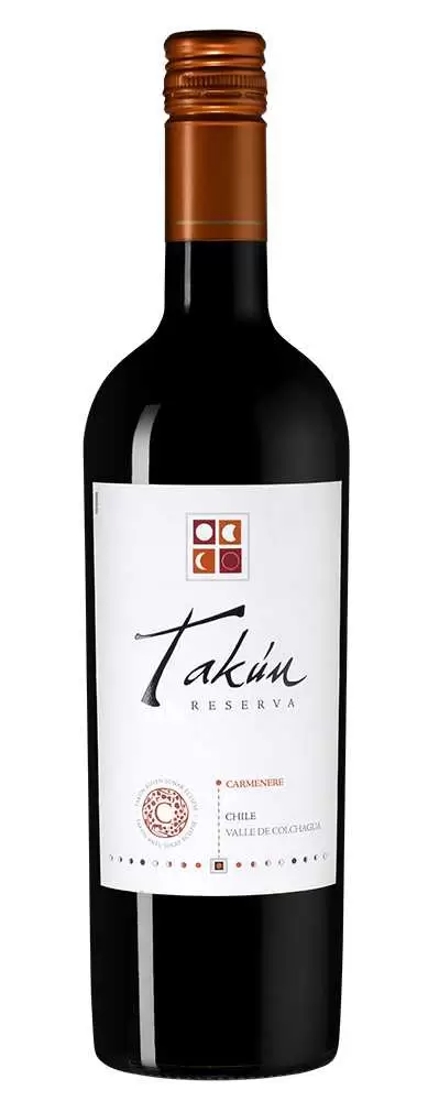 Вино Takun Chardonnay Reserva 2020 г. 0.75 л