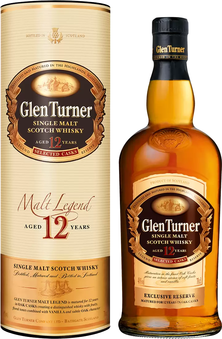 Виски Glen Turner 12 Years Old 0.7 л Gift Box