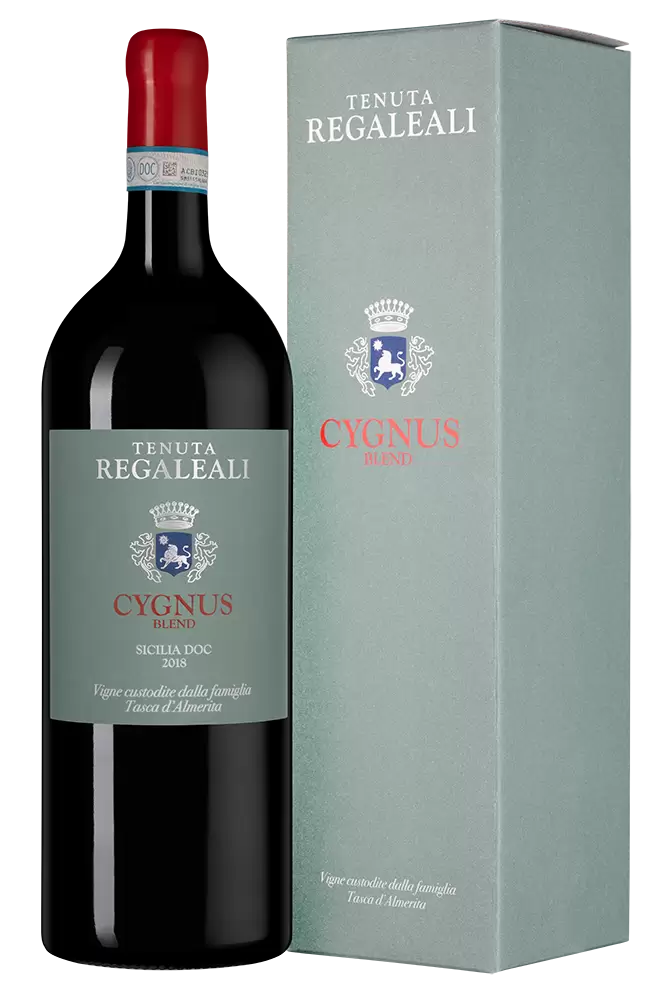 Вино Tenuta Regaleali Cygnus Tasca d'Almerita 1.5 л в подарочной упаковке
