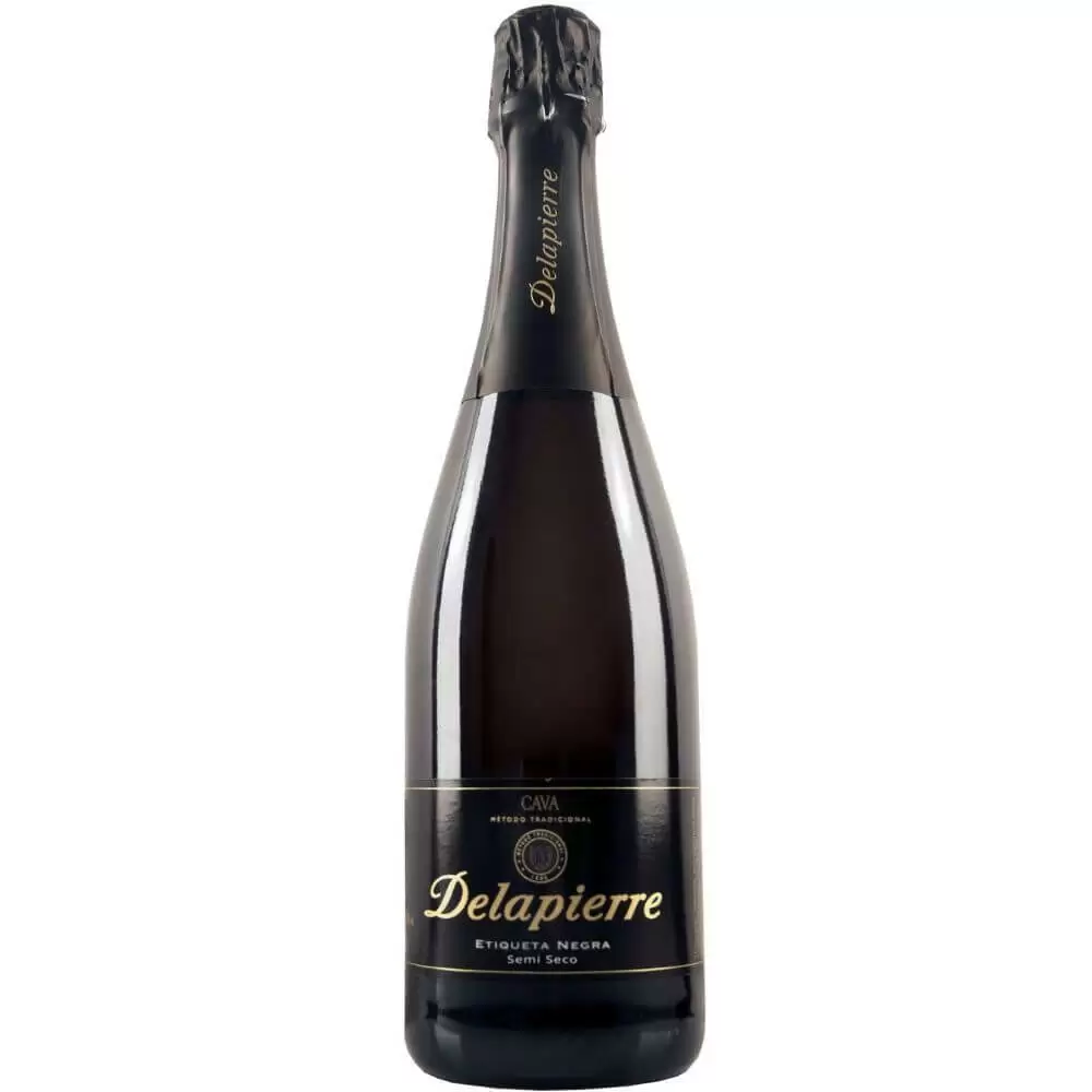 Игристое вино Cava Delapierre Etiqueta Negra Semi Seco 0.75 л
