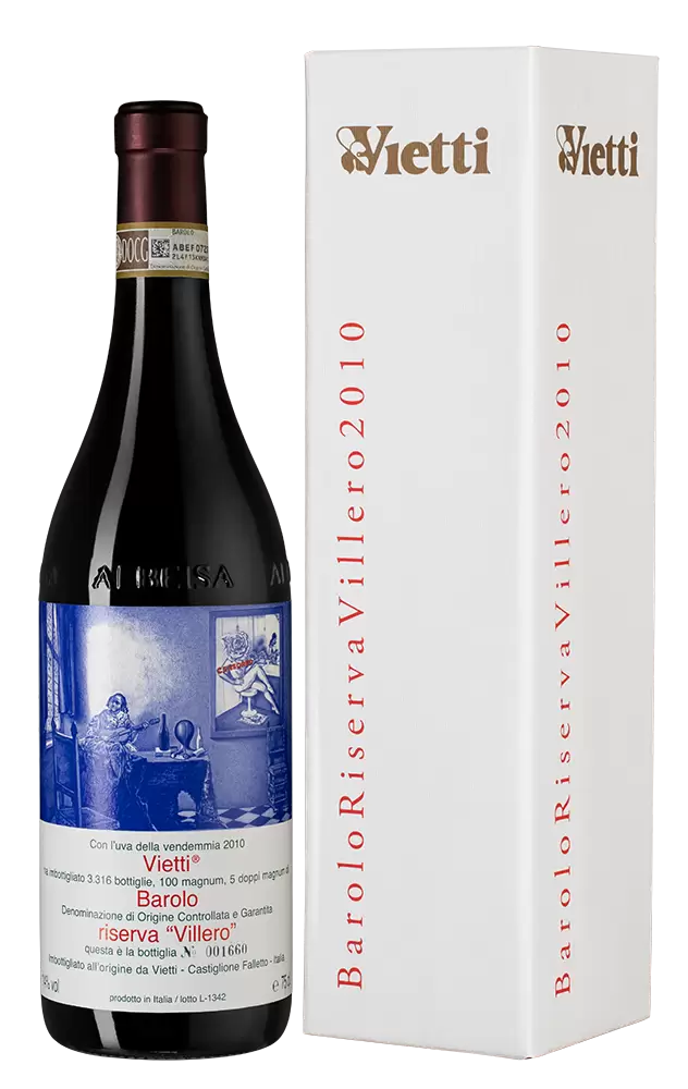 Вино Barolo Riserva Villero 2010 г. 0.75 л Gift Box № 1