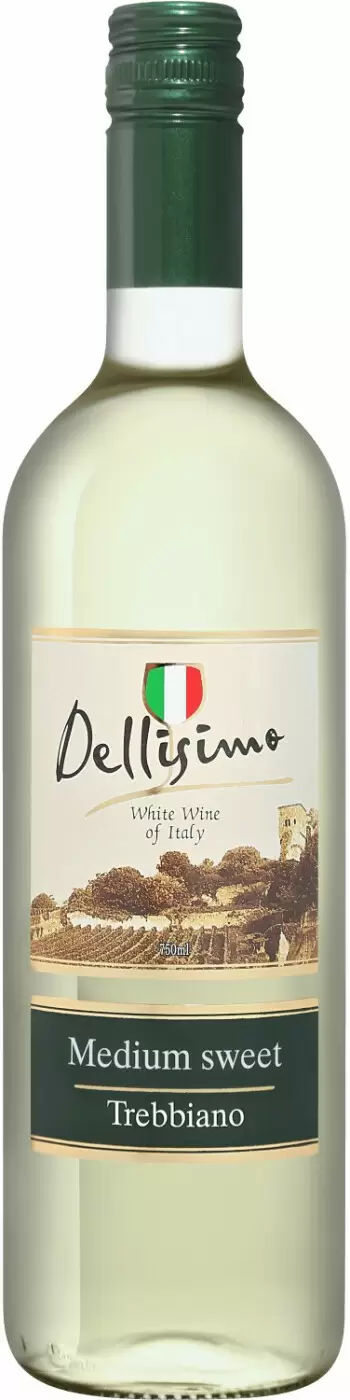 Вино Cevico Dellisimo Trebbiano Medium Sweet 0.75 л