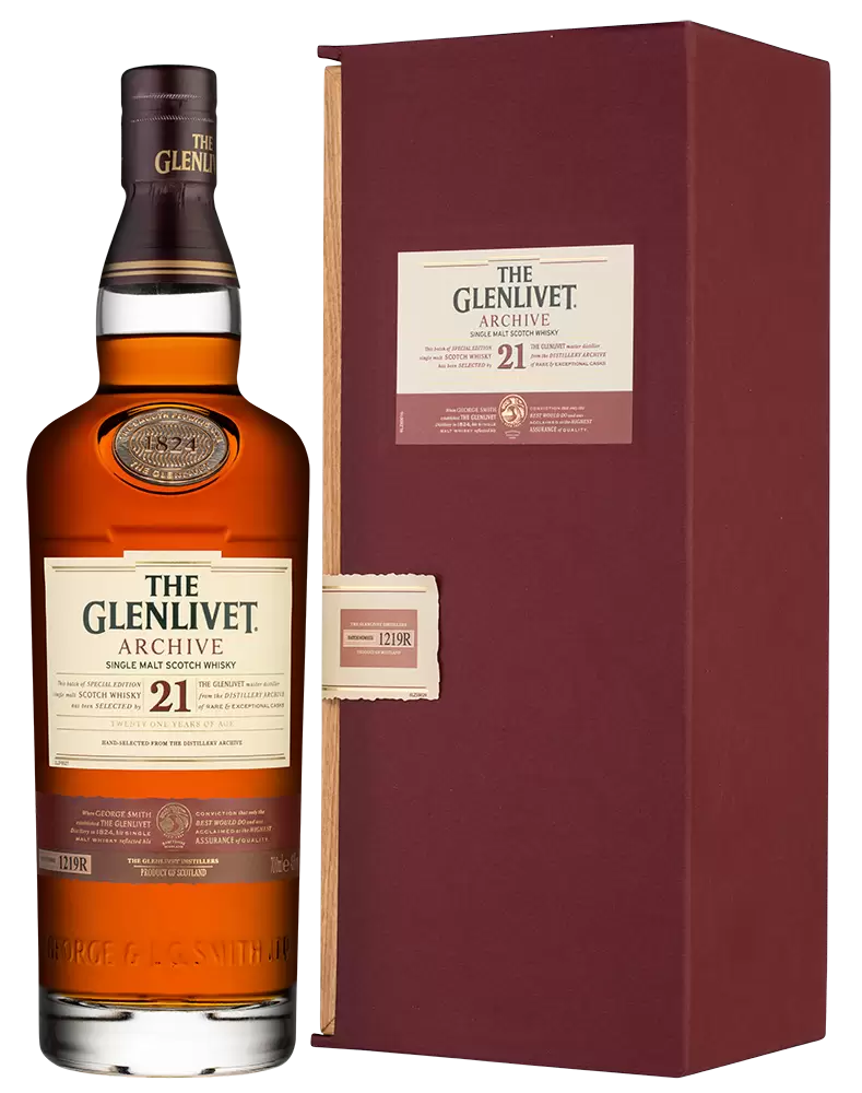 Виски The Glenlivet 21 Years Old 0.7 л Gift Box