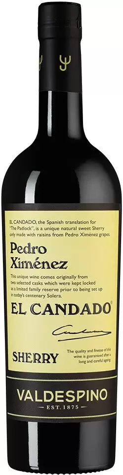 Херес Pedro Ximenez El Candado 2019 г. 0.75 л