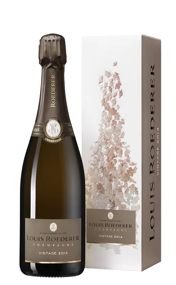 Шампанское Louis Roederer Brut Vintage 2014 г. 0.75 л Gift Box Grafika