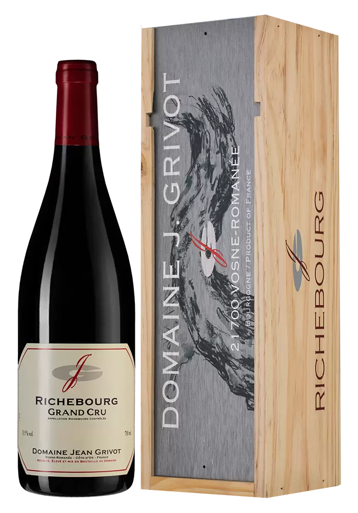 Вино Richebourg Grand Cru 2015 г. 0.75 л Gift Box
