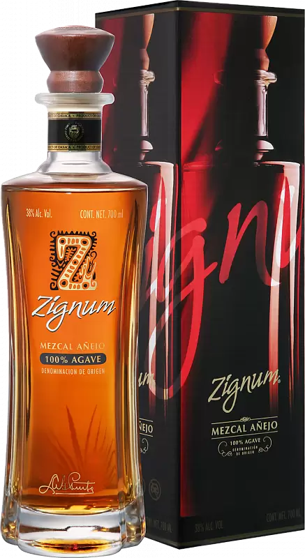Мескаль Zignum Anejo 0.7 л Gift Box