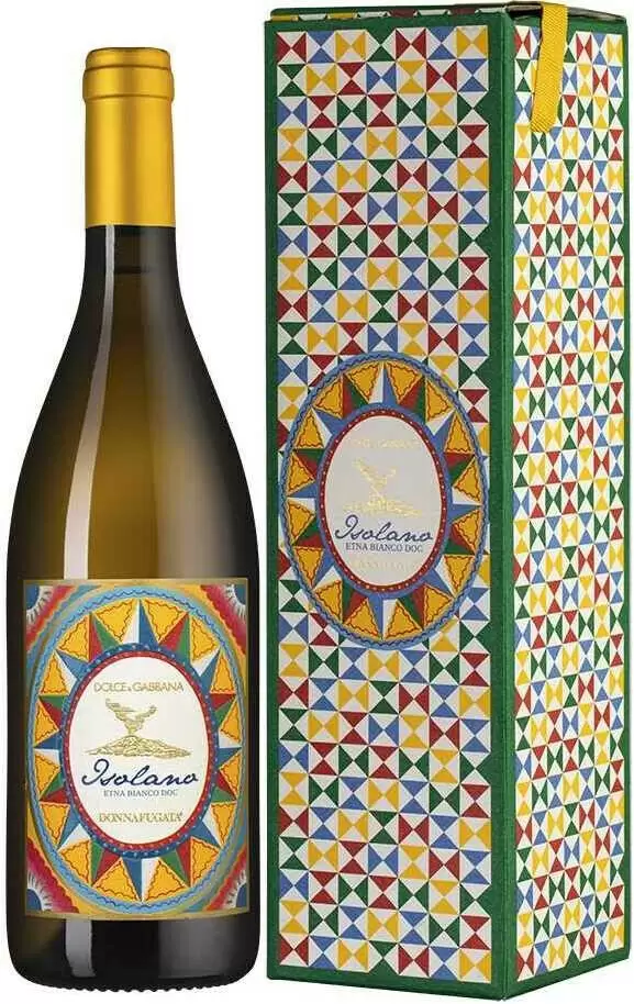 Вино Donnafugata Isolano Etna Bianco 2020 г. 0.75 л Gift Box