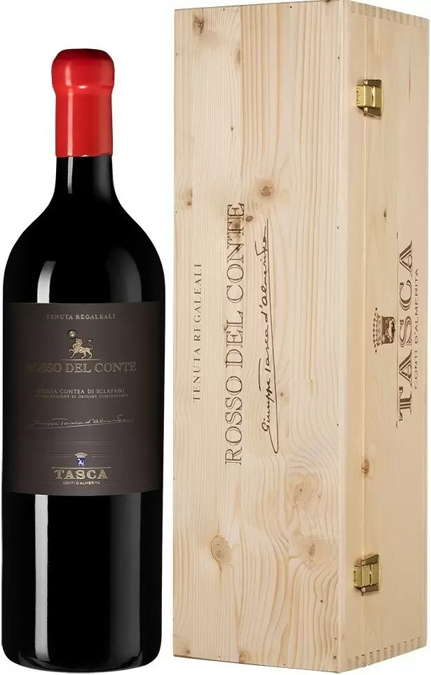 Вино Tenuta Regaleali Rosso del Conte 2017 г. 1.5 л Gift Box