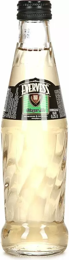 Тоник Evervess Ginger Ale Glass 0.25 л