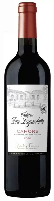 Вино Chateau Bru Lagardette Cahors AOP 0.75 л