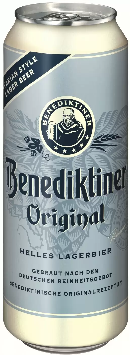 Пиво Benediktiner Original Hell Can 0.5 л