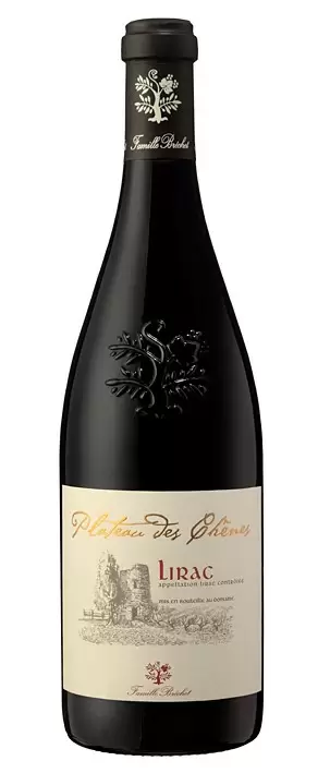 Вино Lirac AOC Plateau des Chenes 2016 г. 0.75 л