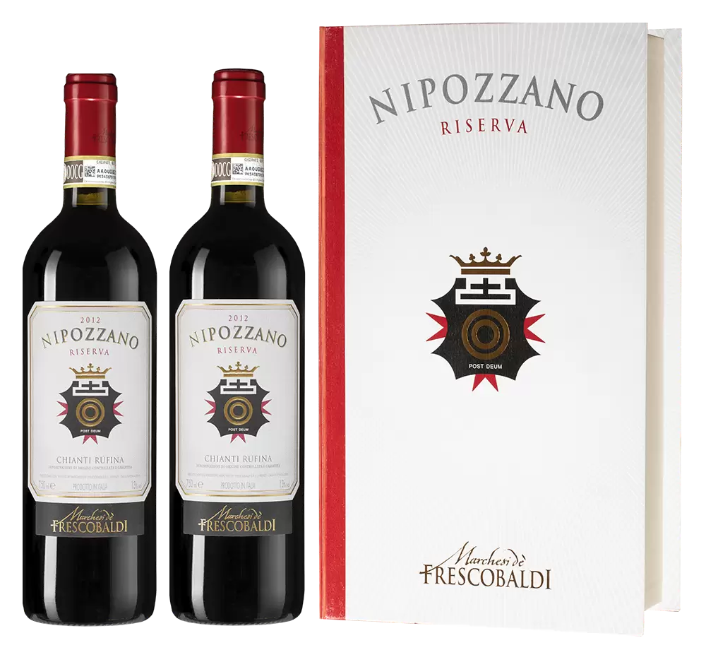 Вино Nipozzano Chianti Rufina Riserva 0.75 л 2 шт.