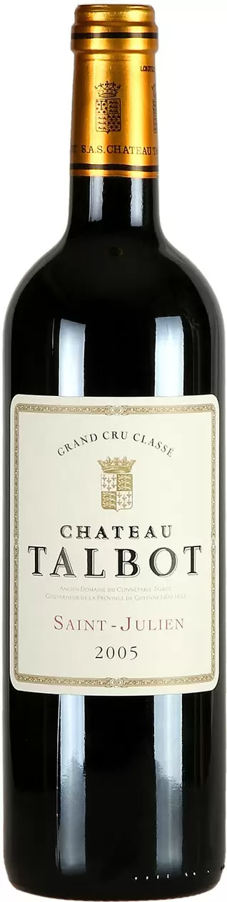 Вино Chateau Talbot 2005 г. 0.75 л