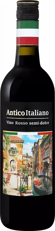 Вино Antico Italiano Rosso Semi-Dolce 0.7 л
