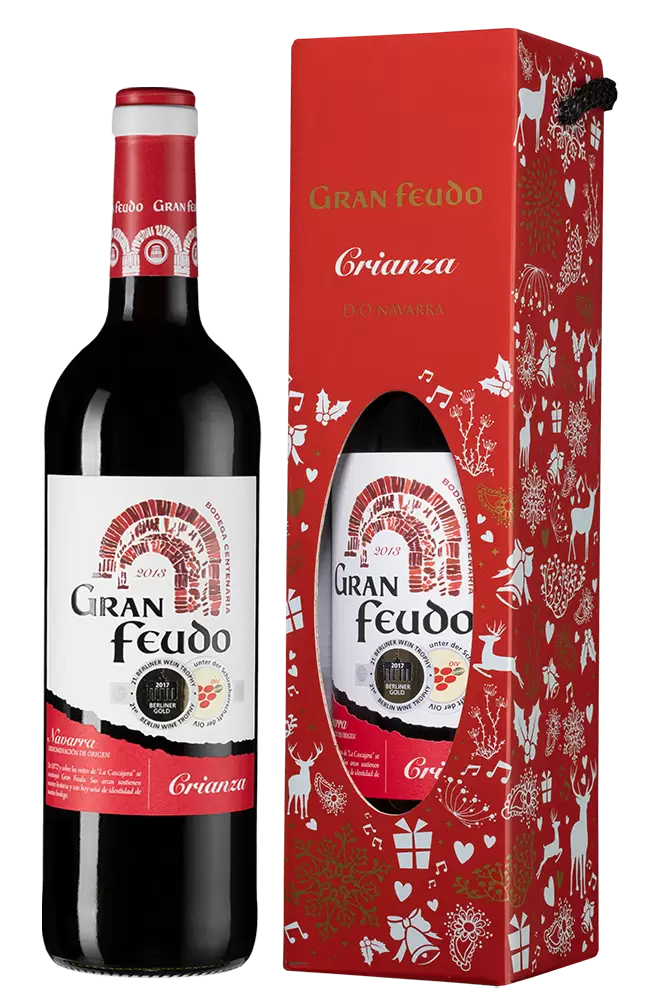 Вино Gran Feudo Crianza 0.75 л Gift Box