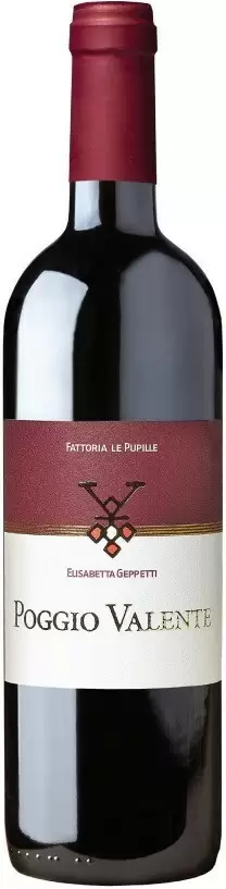 Вино Poggio Valente Fattoria le Pupille Toscana Rosso IGT 2019 г. 0.75 л