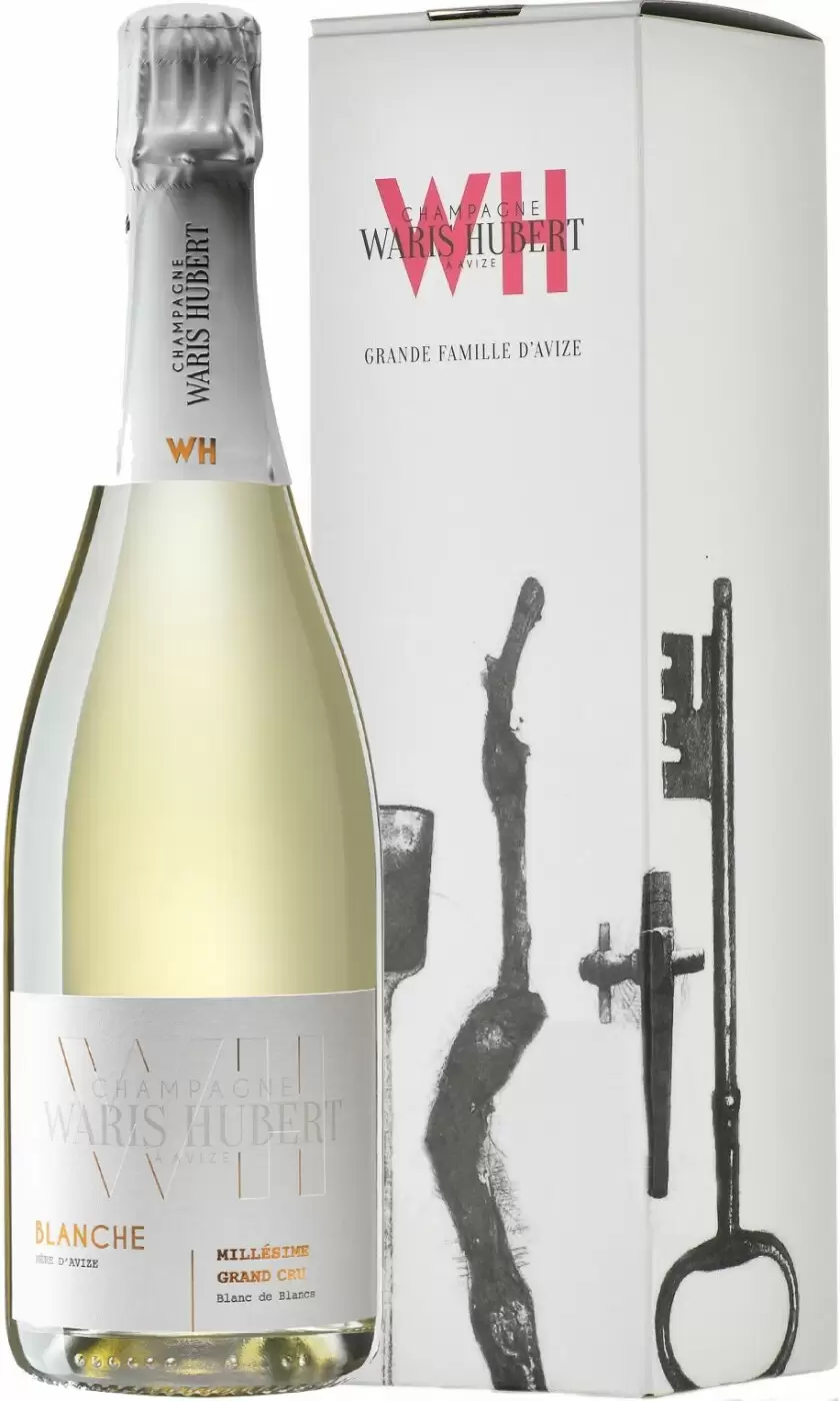 Шампанское Waris Hubert Blanche Avize Grand Cru Blanc de Blancs Champagne AOC 0.75 л в подарочной упаковке