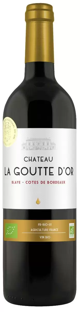 Вино Chateau La Goutte d'Or Blaye Cotes de Bordeaux AOС 0.75 л