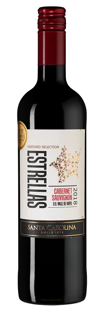 Вино Estrellas Cabernet Sauvignon 2018 г. 0.75 л