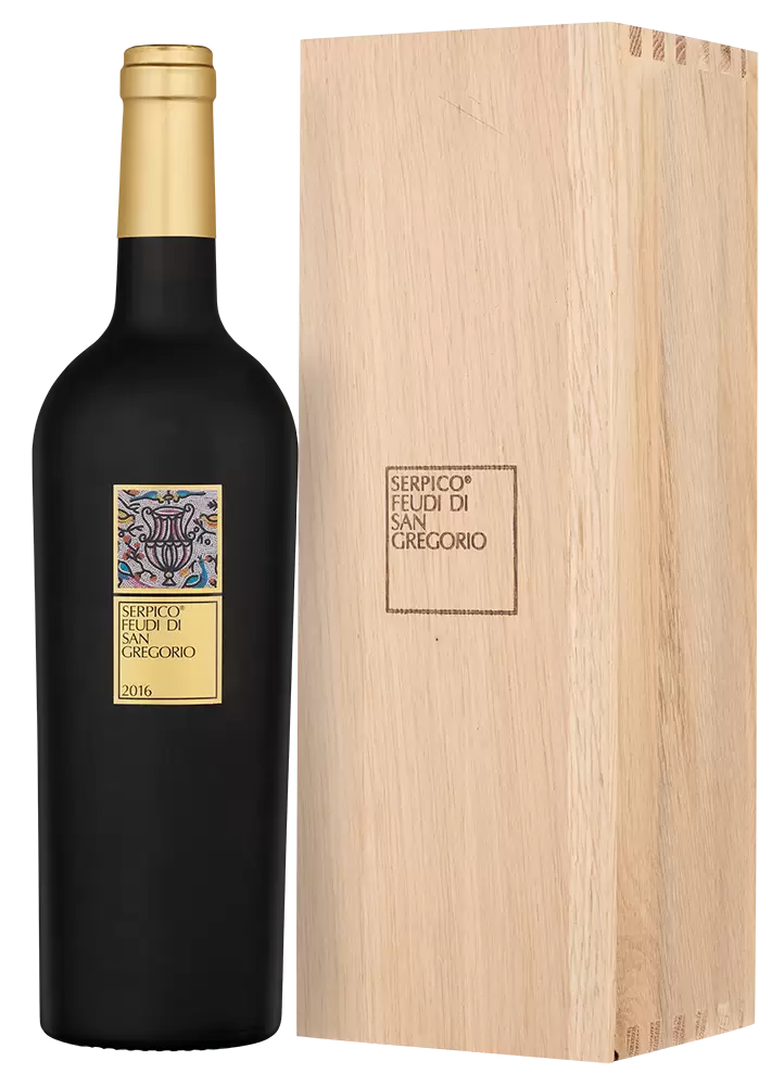 Вино Serpico Feudi di San Gregorio 0.75 л в подарочной упаковке