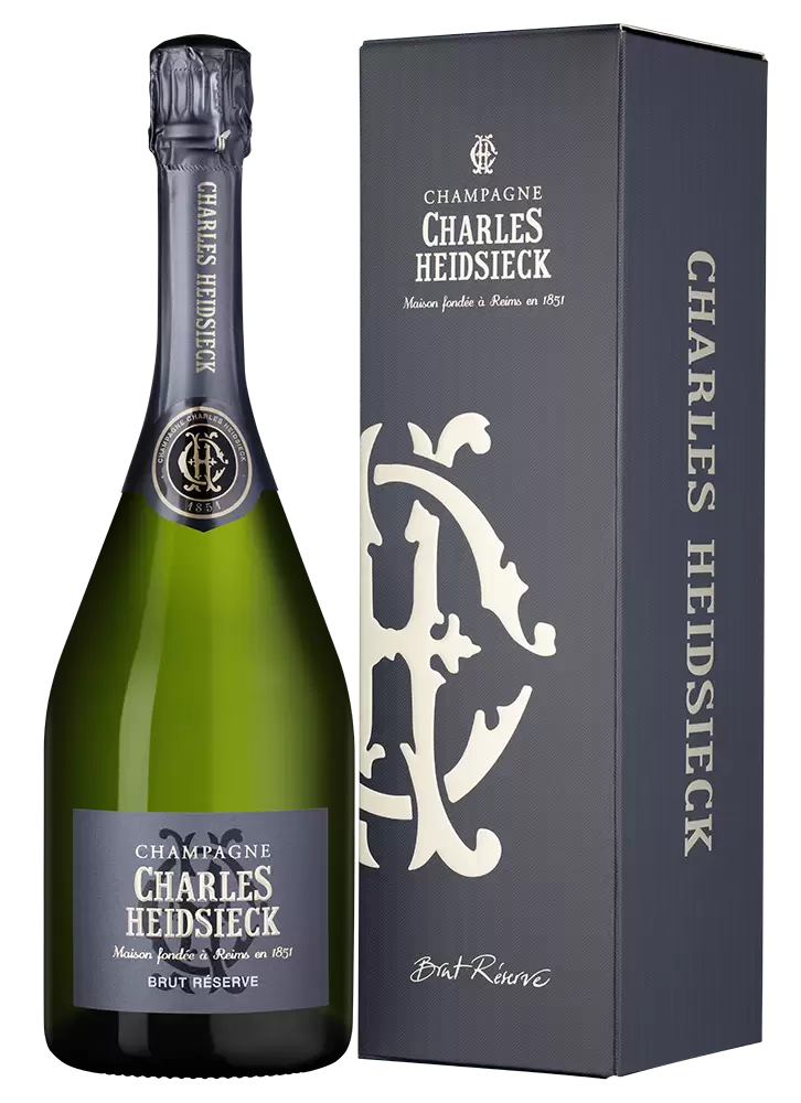 Шампанское Brut ReserveCharles Heidsieck 0.75 л в подарочной упаковке
