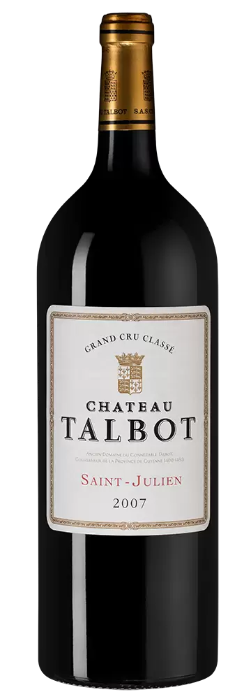 Вино Chateau Talbot 2007 г. 1.5 л Gift Box