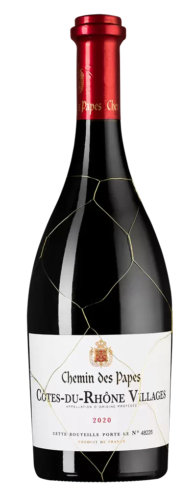 Вино Chemin des Papes Cotes-du-Rhone Villages 2020 г. 0.75 л