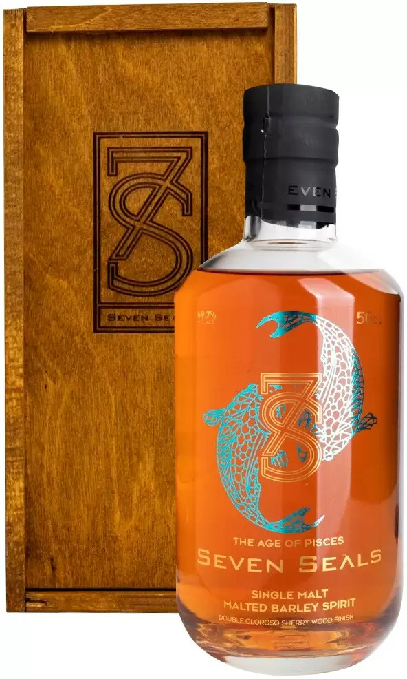 Виски Seven Seals Zodiac The Age of Pisces Single Malt 0.5 л Gift Box