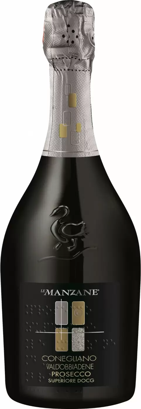 Игристое вино Le Manzane Conegliano Valdobbiadene Prosecco Superiore Brut 0.75 л
