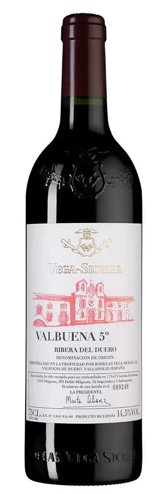 Вино Valbuena 5 Bodegas Vega Sicilia 2017 г. 0.75 л