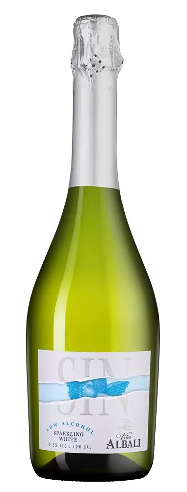 Игристое вино безалкогольное Vina Albali White 2020 г. 0.75 л Blue Design