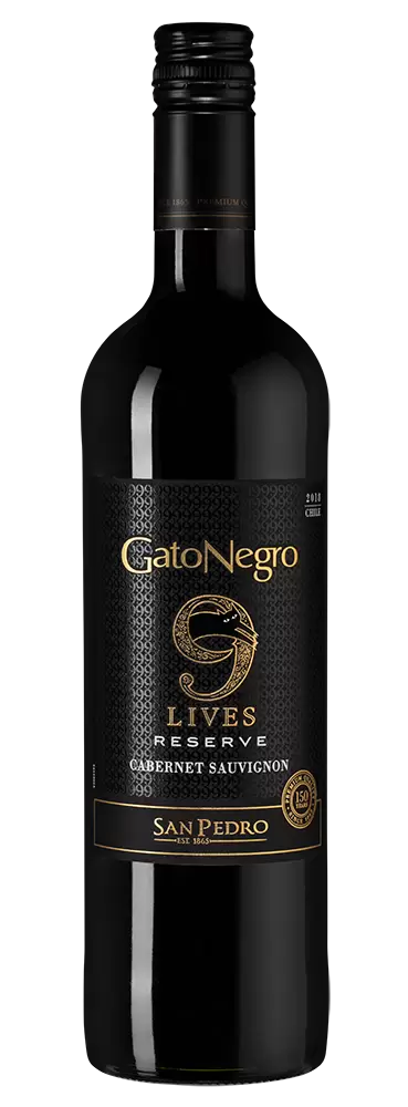 Вино Gato Negro 9 Lives Reserve Cabernet Sauvignon 0.75 л