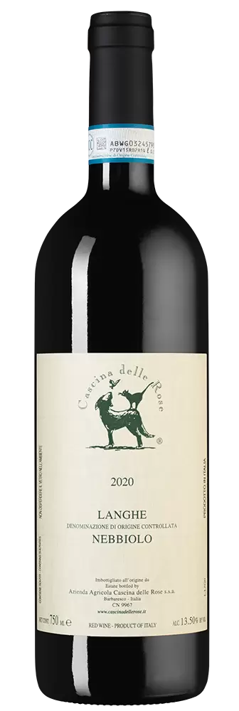 Вино Langhe Nebbiolo Cascina delle Rose 2020 г. 0.75 л