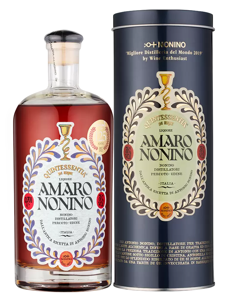Ликер Quintessentia Amaro Nonino Tuba 0.7 л Gift Box