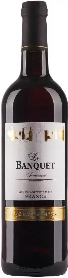 Вино Le Banquet Red Semisweet 0.75 л