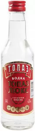 Водка Топаз Люкс 0.25 л
