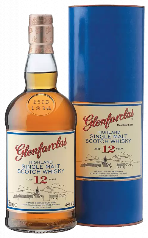 Виски Glenfarclas 12 Years Old Single Malt Scotch 0.7 л Gift Box