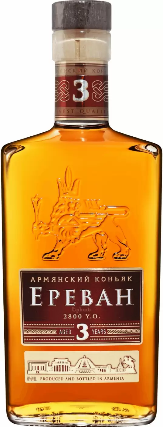 Коньяк Ереван 2800 3 Года 0.25 л