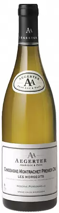 Вино Aegerter Chassagne Montrachet 1er Cru Morgeots 2019 г. 0.75 л