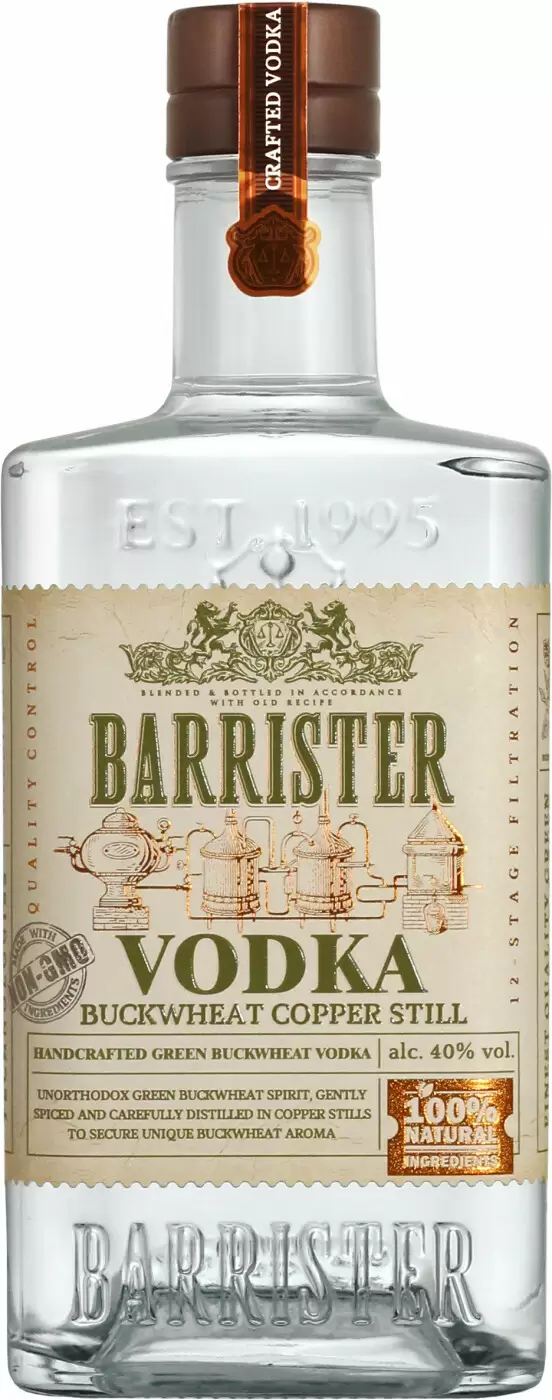 Водка Barrister Buckwheat Copper Still 0.7 л