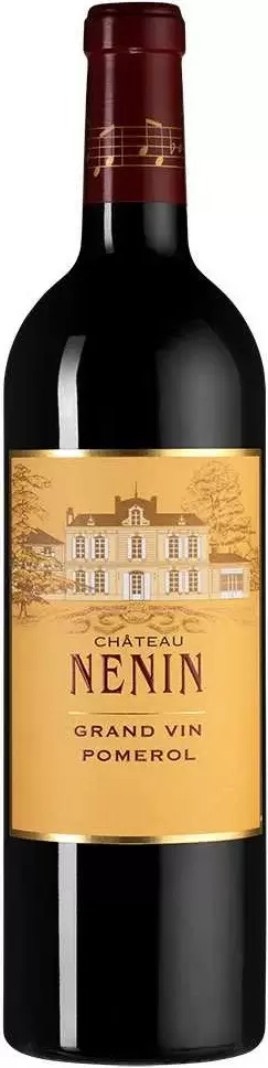 Вино Chateau Nenin Pomerol 2021 г. 0.75 л