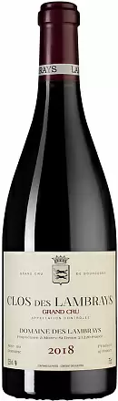 Вино Clos des Lambrays Grand Cru 2018 г. 0.75 л