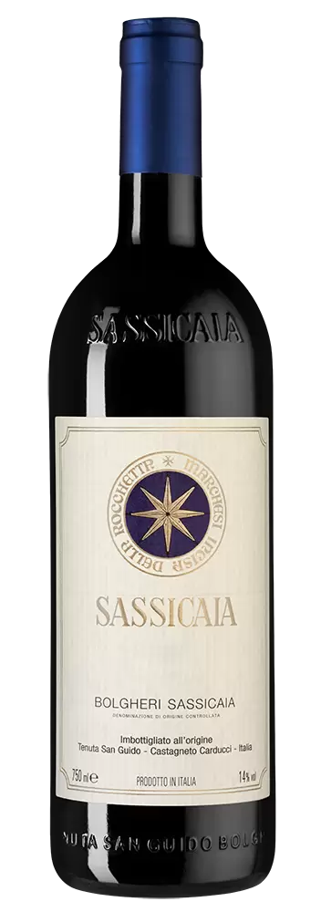 Вино Sassicaia 2018 г. 0.75 л