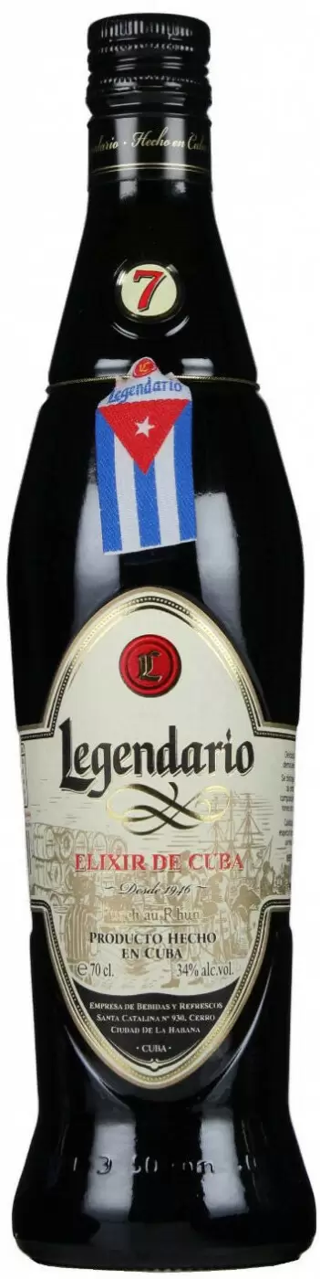 Ром Legendario Elixir de Cuba 0.7 л