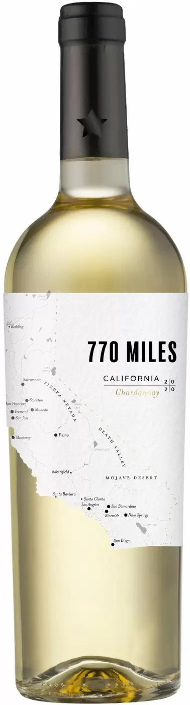 Вино 770 Miles Chardonnay 0.75 л