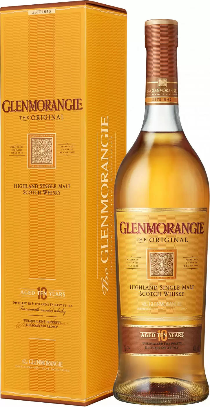Виски Glenmorangie The Original 1 л в подарочной упаковке